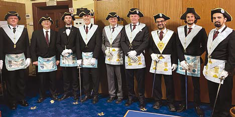 Enactors of one of the oldest masonic traditions