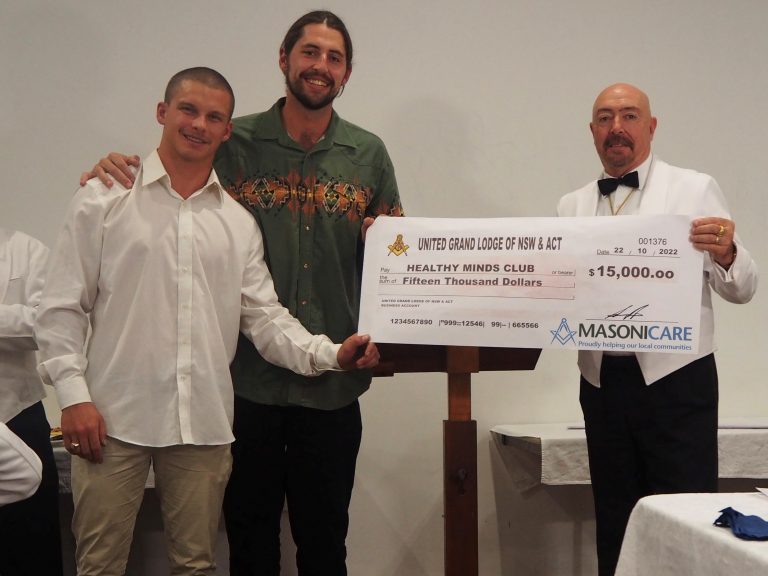 Ballina Masons Donate $65,000