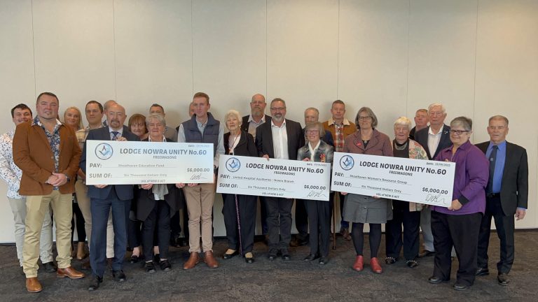 Nowra Freemasons donate $18,000