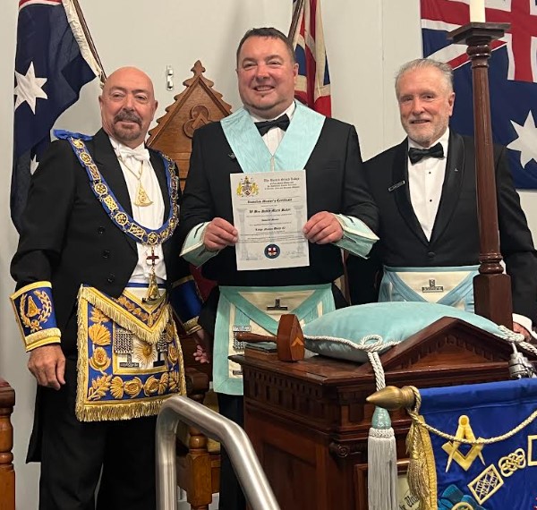 4th Generation is Installed at Lodge Unity No. 60